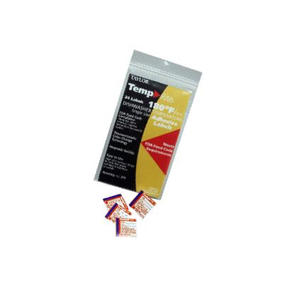 Taylor 8750 180 Degrees Dishwashing Temp Adhesive Labels