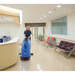 Clarke CA30 17E scrubber in use in a hospital corridor