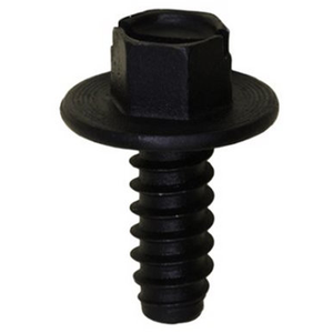 Slotted Hex Washer Screw #14 x 5/8" Black Tag Screw