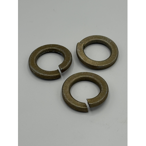 M12 X 21.1MM X 2.5MM HELICAL SPRING LOCK WASHER DIN 127B STEEL MECHANICAL ZINC YELLOW