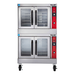 Vulcan VC44GD-11D150K Double Deck Gas Convection Oven with Glass