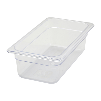 Winco SP7304 4" Polyware 1/3 Size Food Pan