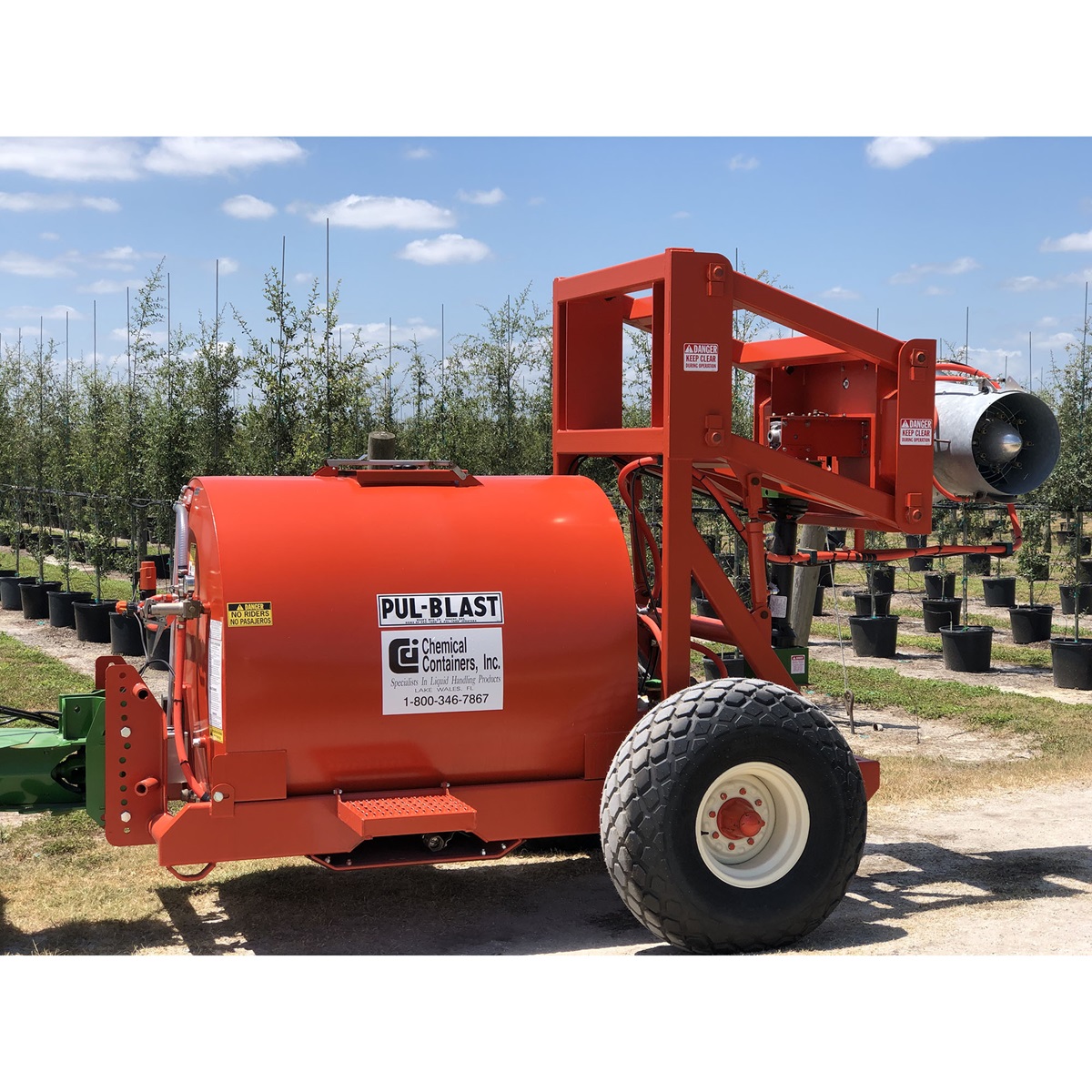 CCI Rears 500 Gallon Power Blast Sprayer with Gun