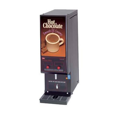 Grindmaster-Cecilware GB2HC-CP (2) 4 Lbs Capacity Hopper Medium Volume Electric GRINDMASTER GB Powdered Hot Chocolate Dispenser