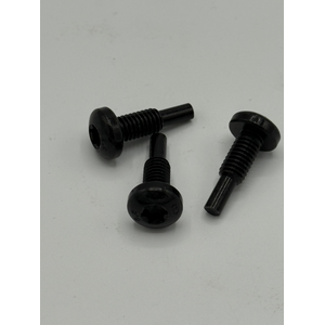 M6 - 1 X 12MM 6 LOBE PAN HEAD SCREW 8MM DOG POINT 8.8 ZINC BLACK PER PRINT