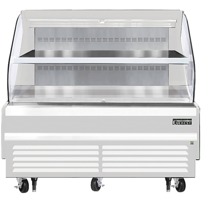 Everest EOMH-72-W-35-T Open Air Merchandiser 2 Shelves, 115v, NSF - 15.2 cu. ft.