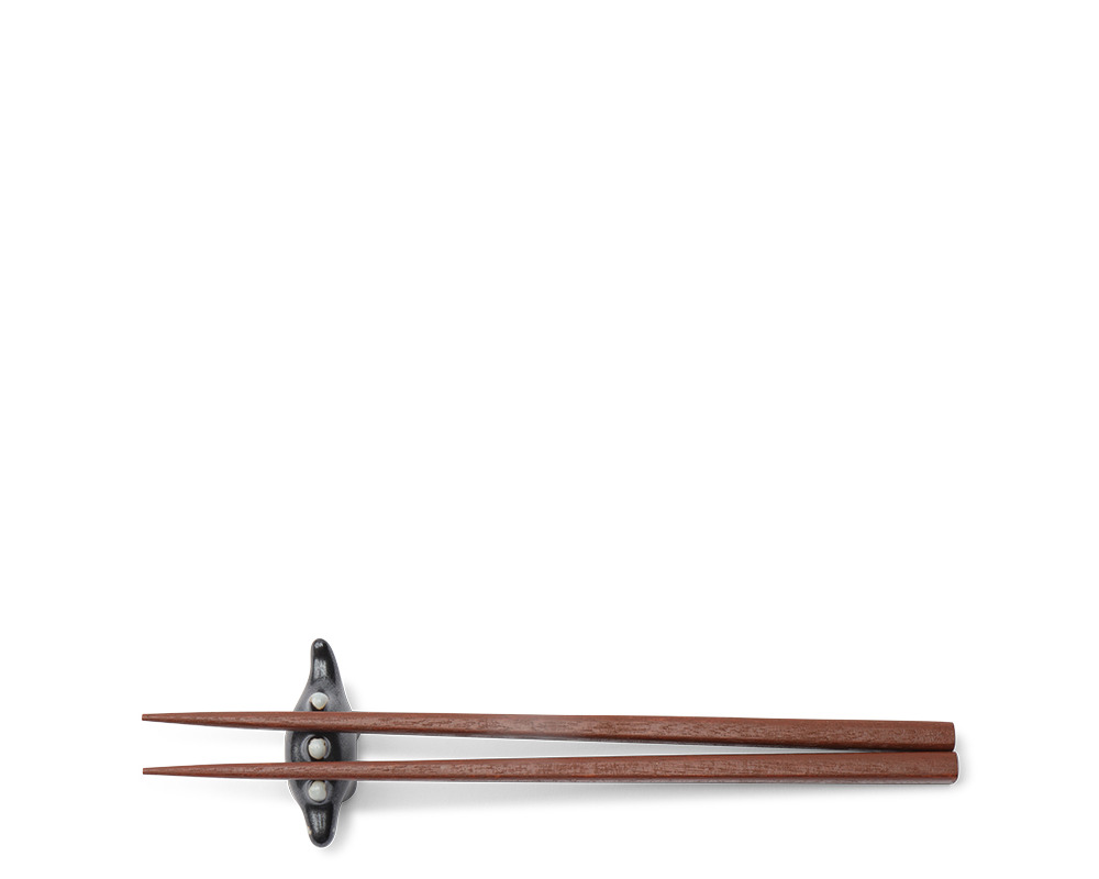 Chopstick Rest Stegosaurus Black Blue