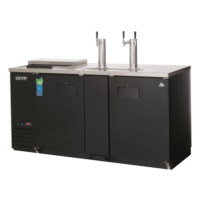 Everest EBD3-CT Draft Beer Dispenser 1 Tower Single Tap Club Top, 115v, NSF - 24 cu. ft.