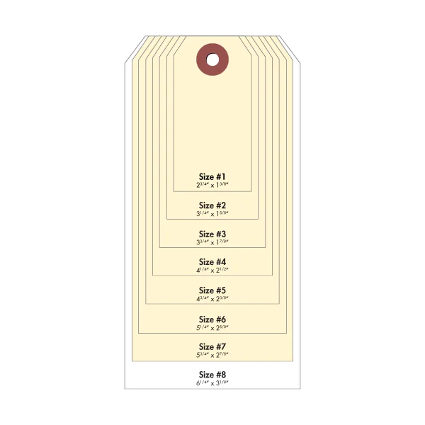 #7 Cardstock Tag - Manila