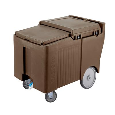 Cambro ICS125LB131 Brown SlidingLid Short Ice Caddy