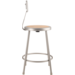 NPS 6224B NPS® 24" Heavy Duty Steel Stool with Backrest