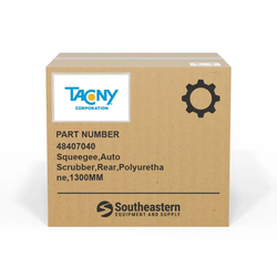 Tacony - 48407040 - Squeegee,Auto Scrubber,Rear,Polyurethane,1300MM