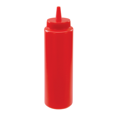 Winco PSB-08R 8 Oz. Squeeze Bottle