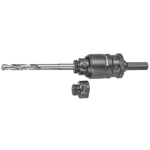 STARRETT A6-4 Kwik Change Arbor Kit with High Speed Steel Drill - Hex Shank