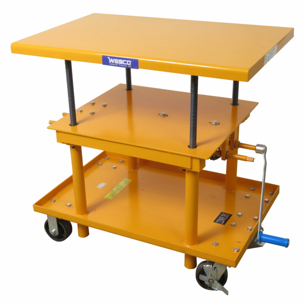 Lift Table - Crank - 24" x 36" - 2200 lb Capacity