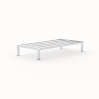 New Age 6015 Aluminum Dunnage Rack, 48" x 24" x 8", 2,000 lb. Capacity