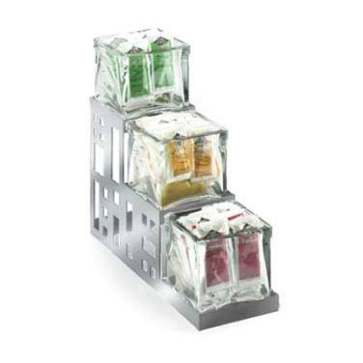 Cal-Mil 1604-55 4"W x 12"D x 10-1/2"H Squared Jar Display