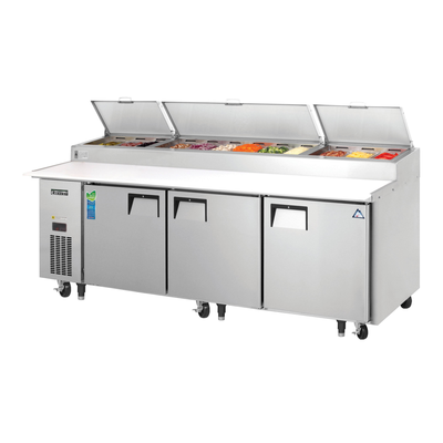 Everest EPPR3 Swing Top Pizza Prep Table 12 Pans, 115v, NSF - 30 cu. ft.