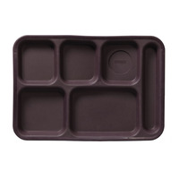 Cook's Brand 630-400 6-Compartment Copolymer Trays (24/Case)