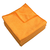 Orange Microfiber Cloths, 16x16, 45 gm/pc (12/Pk.)