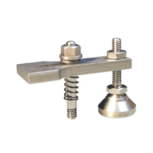 Carr Lane CL-44227-2 Wide-Nose Clamp Strap Assembly, Stainless Steel (Leveling Foot, Tapped Heel)