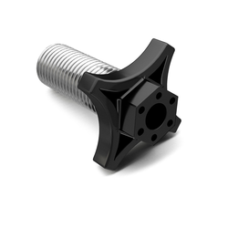 Tennant/Nobles - 4025326 - Knob, Star, 3.00D 4Ear 4.30L .59B (Replaces Tennant 77228)