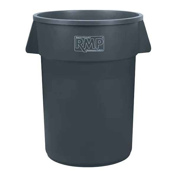 Garbage Bin - 44 Gallon - Grey