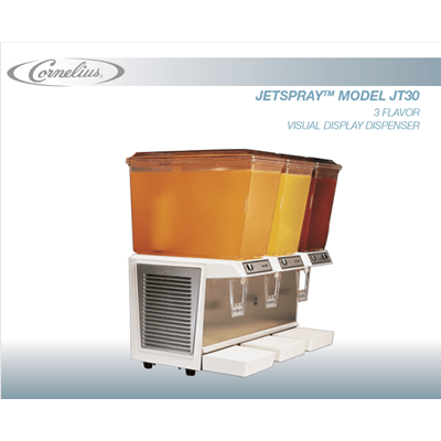 Jet Spray JT-30 Three Flavor Visual Display Dispenser