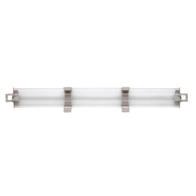 Metro MAX4-L36-4P Solid Clear Stackable Shelf Ledge (Back) for MetroMax 4 Industrial Plastic Shelving, 36" L x 4" H