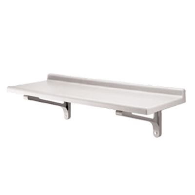 Cambro 36"L x 14"W Solid Wall Shelf