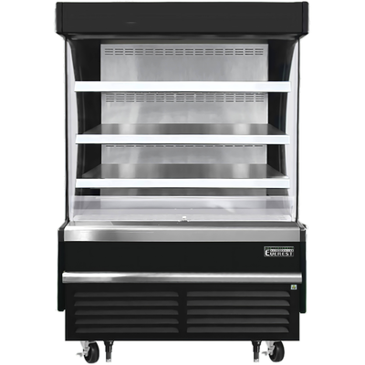 Everest EOMV-48-B-28-S Open Air Merchandiser 4 Shelves, 115v, NSF - 18.2 cu. ft.