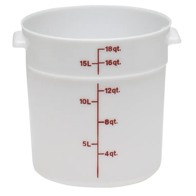 Cambro RFS18148 Poly 18 qt. Round Food Storage Container
