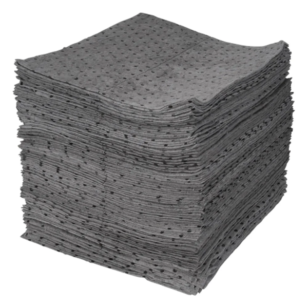 Absorbent Pads - Universal - Mediumweight - 15" x 18" - 25 Gallon Absorbency