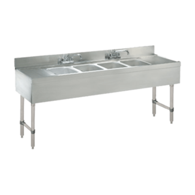 Advance Tabco CRB-64C-X Lite Series Underbar Sink Unit 4-Compart