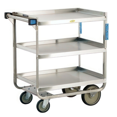 Lakeside 722 Heavy-Duty 32" x 19" 3-Shelf Utility Cart