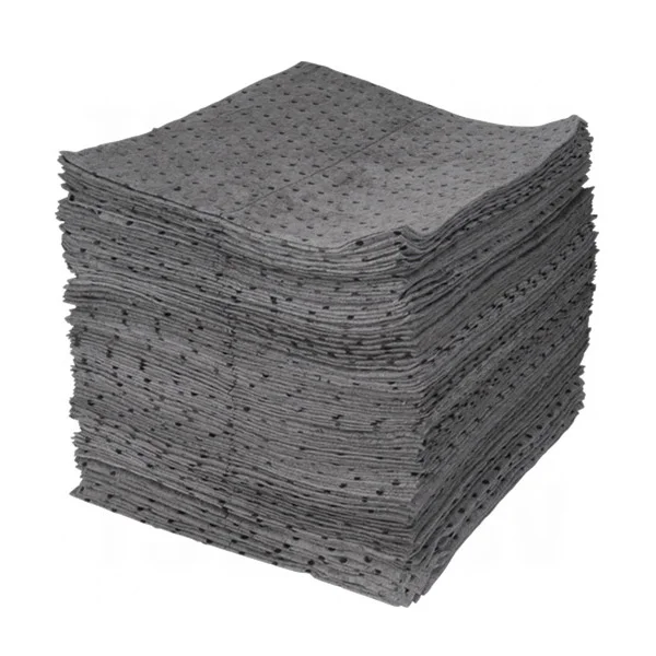 Absorbent Pads - Universal - Heavyweight - Fine Fibre - 15" x 17" - 30 Gallon Absorbency