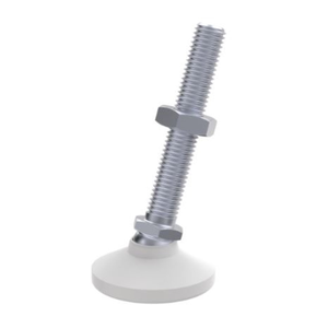 Carr Lane CL-12-SLFN-4 Stud Leveling Foot (Steel, Zinc Plated, with Delrin® Pad)