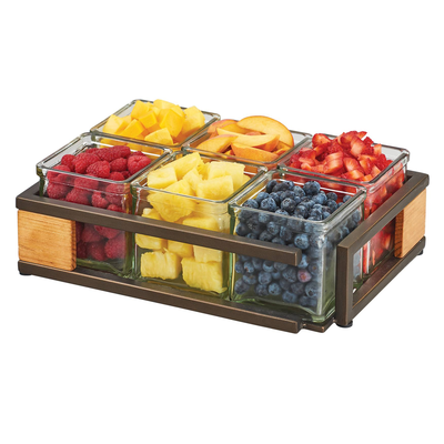 Cal-Mil 3910-6-84 12-1/2"W x 9"D x 4-1/2"H Sierra Jar Display
