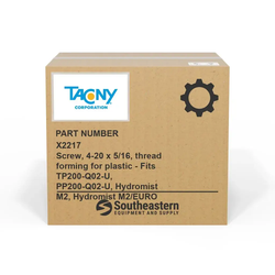 Tacony - X2217 - Screw, 4-20 x 5/16, thread forming for plastic - Fits TP200-Q02-U, PP200-Q02-U, Hydromist M2, Hydromist M2/EURO