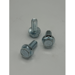 1/2" - 13 X 1 1/2" IFI-111 SERRATED HEX FLANGE SCREW SAE J429 GR 5 ZINC TRIVALENT CLEAR