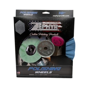 10" Blue White Show Shine