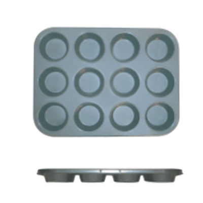 Thunder Group SLKMP012 Non-Stick Muffin Pan with 12 Regular Cups