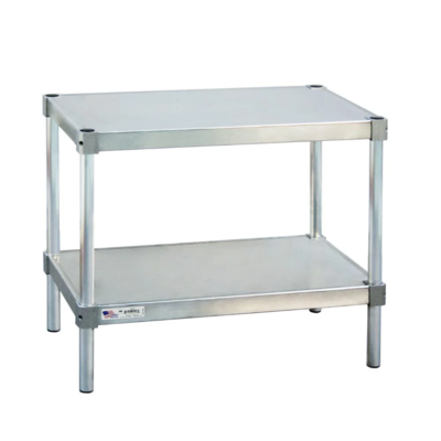 New Age 21530ES36P Stationary Equipment Stand with Undershelf, 30" x 15"