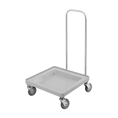 Cambro Gray Camdolly w/Chrome Handle
