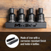 4 Bottle Ceramic Holder Wall Mou