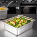 Carlisle 607124 Light-Duty 1/2 Size, 4" Deep Food Pan