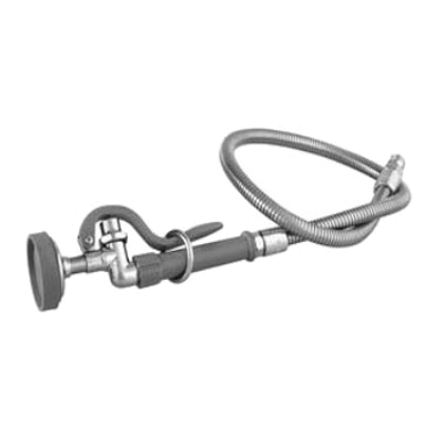 T&S Brass B-0100 Pre-Rinse Spray Automatic Shut Off Valve with Spray Head