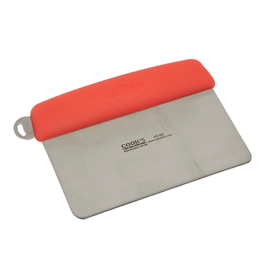 Full tang dough cutter with silicone handle