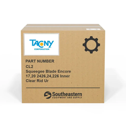 Tacony - CL2 - Squeegee Blade Encore 17,20 2426,24,226 Inner Clear Rid Ur