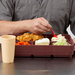 Raised Compartment Insulated Meal Tray